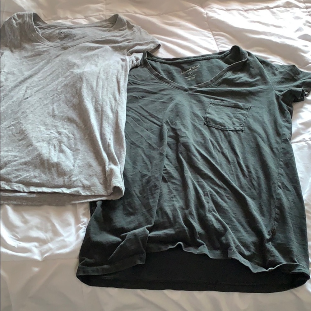 Grey Solid Tees